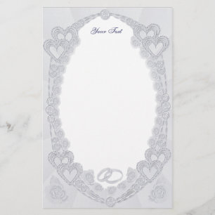 Pastel Hearts Stationery