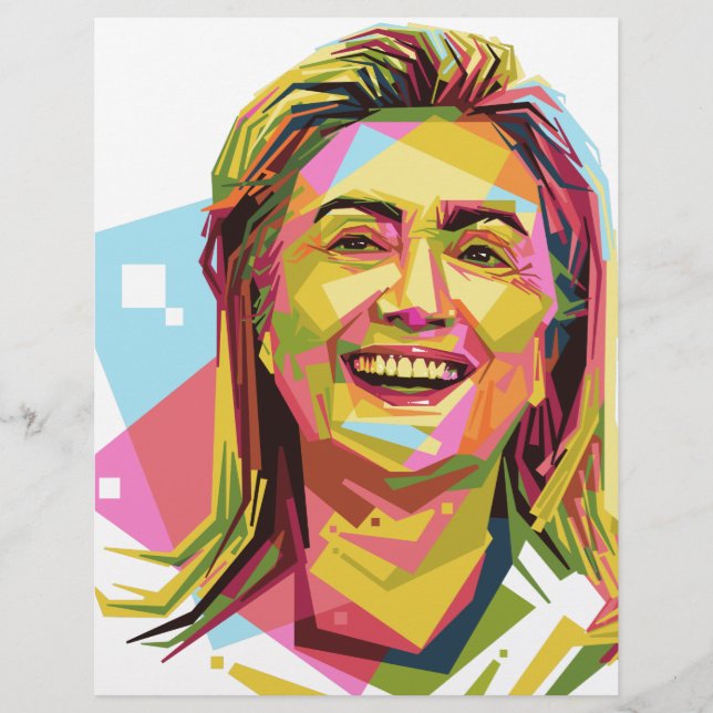 pastel Hillary Clinton (Front)