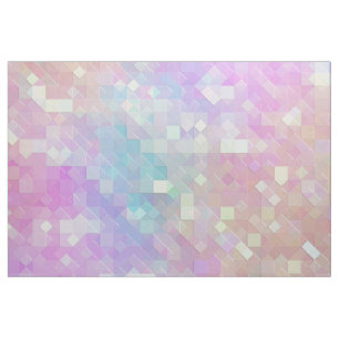 pastel holo sparkle mosaic : fabric