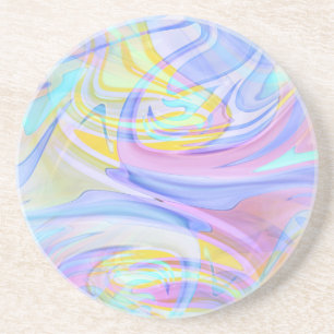 pastel hologram coaster