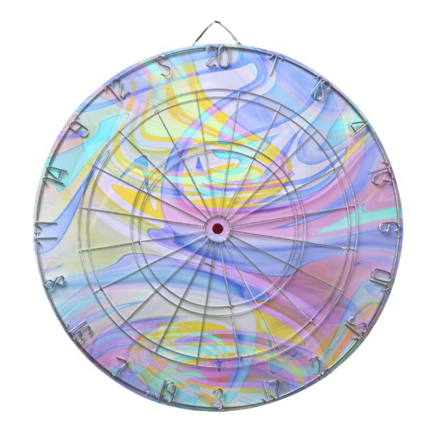 pastel hologram dartboard (Front)