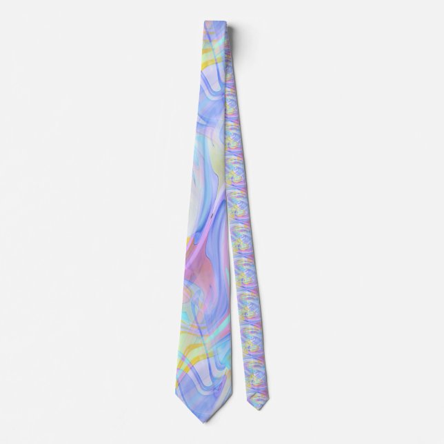 pastel hologram mens nectie cravate homme (Devant)