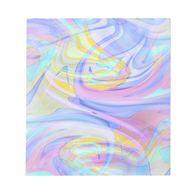 pastel hologram notepad (Front)