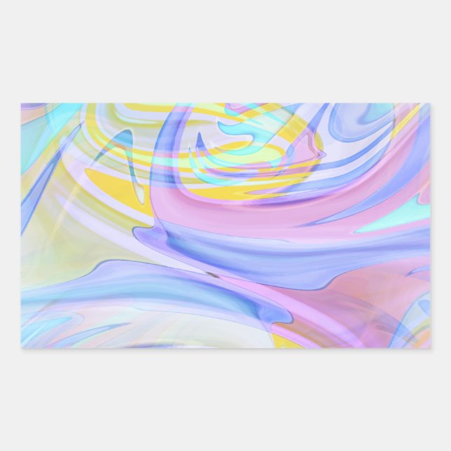 pastel hologram sticker (Front)