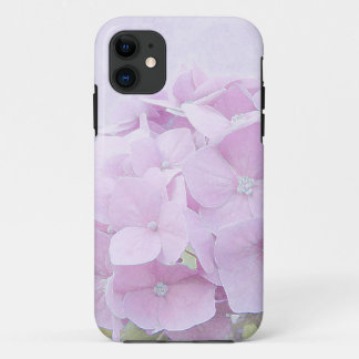 Pastel Hydrangea Flowers iPhone 11 Case
