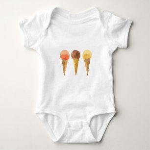Pastel ice-cream Summer sorbet Baby Bodysuit