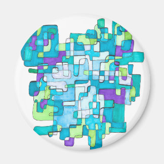 pastel infinite quadratic serenity magnet