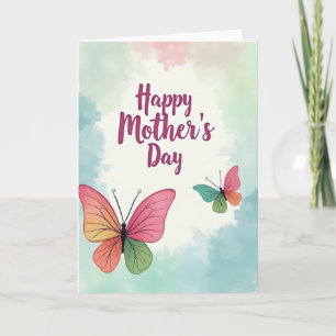 Pastel Insect Mothers Day Card