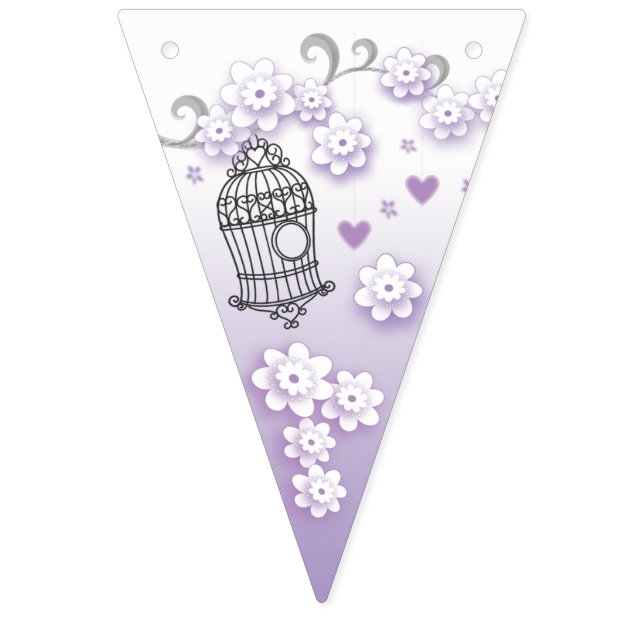 Pastel inséparables mariage triangle drapeaux de f (Premier drapeau)