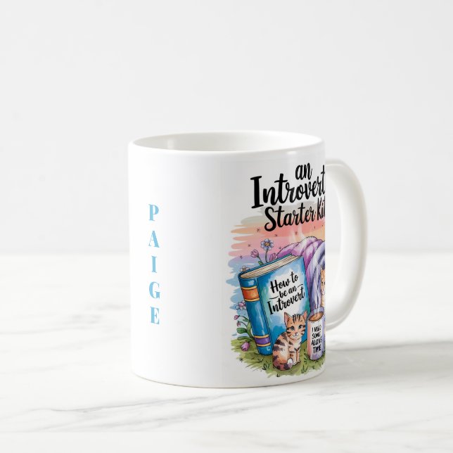Pastel Introvert Starter Kit Mug (Devant droit)