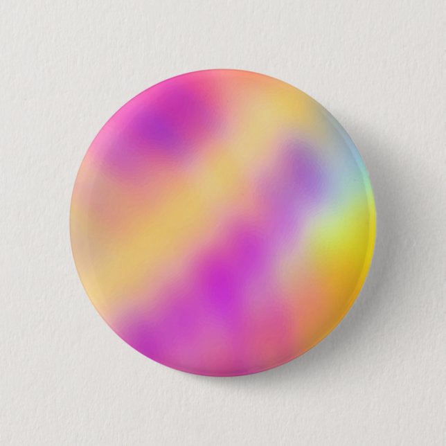 Pastel Iridescent Colourful Gradient Design 2 Inch Round Button (Front)