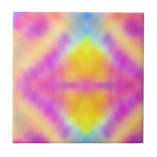 Pastel Iridescent Colourful Gradient Design Tile