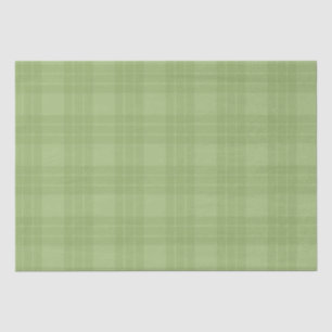 PASTEL IRISH GREEN PLAID PATTERNS TISSUE PAPER