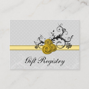 pastel jaune roses Cartes d'immatriculation cadeau