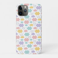 Pastel Kawaii Cloud Pattern