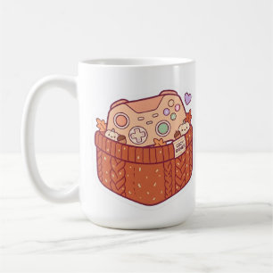 Pastel Kawaii Cozy Gamer Controller Sweater Mug