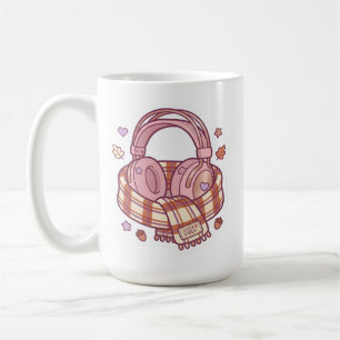 Pastel Kawaii Cozy Gamer Headphone Mug