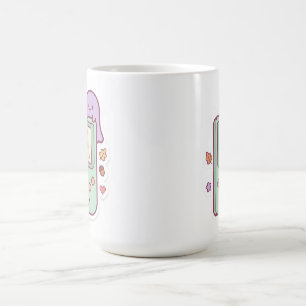 Pastel Kawaii Ghost Gamer Console Mug
