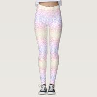 Pastel Kawaii Leopard Rainbow Animal Print