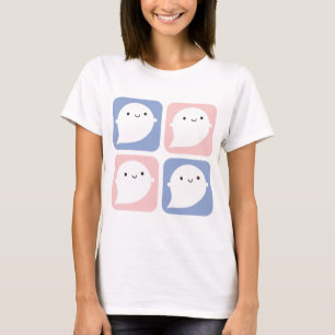 Pastel Kawaii Little Ghosts T-Shirt