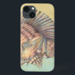 Pastel Large Conch Shell iPhone 13 Case<br><div class="desc">Get this unique multi-coloured large Conch seashell image on your next product. This amazing,  cocoa background these two unique seashells. Take the beach with you everywhere you go and imagine the soft ocean breeze.</div>
