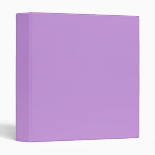 Pastel Lavender Purple Binder