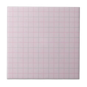 Pastel Lavender with Pink & Sage Green Chequered Tile