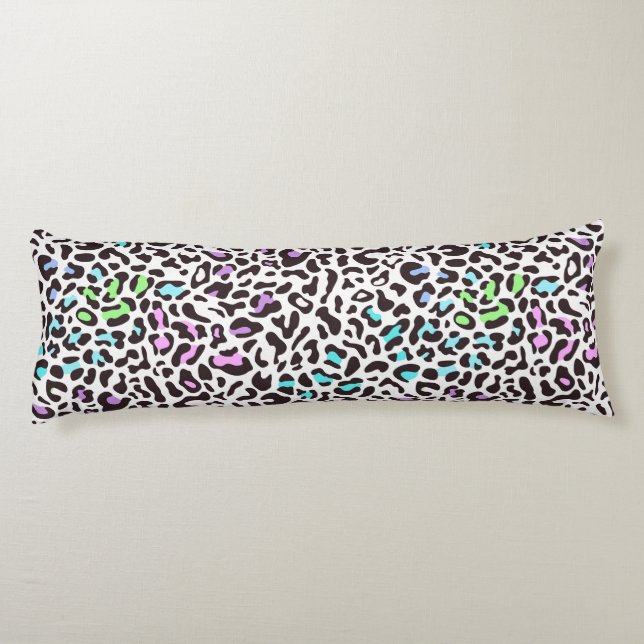 Pastel Leopard print Body Pillow (Back)