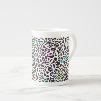 Pastel Leopard Print Bone China Mug