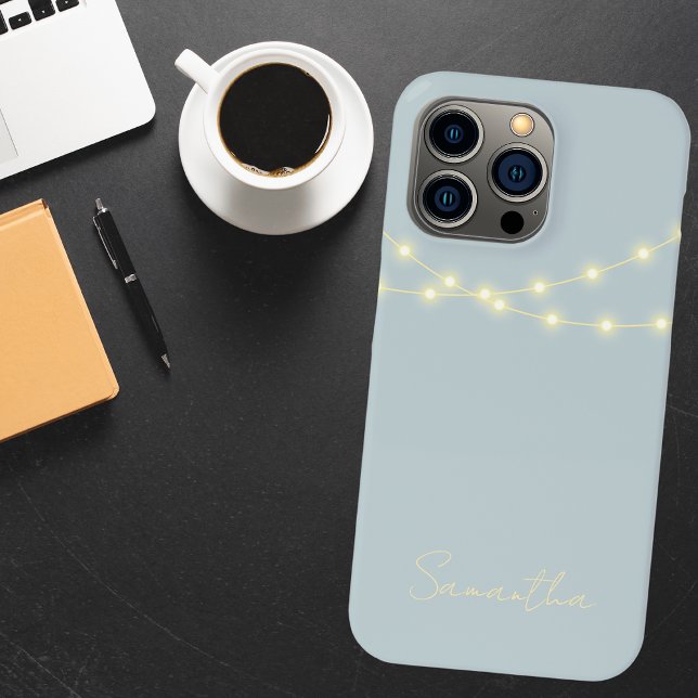 Pastel Light Blue Girly Minimalist Chic  Case-Mate iPhone Case (Creator Uploaded)