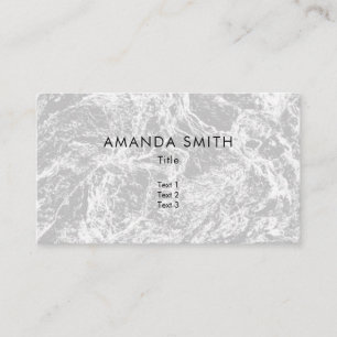 Pastel Light Grey Abstract Business Card