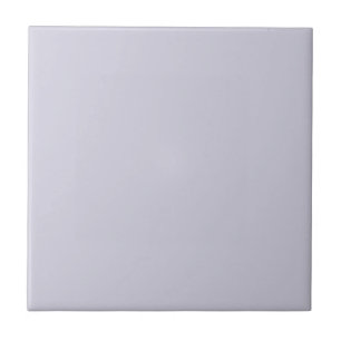 Pastel Light Purple Gray Solid Color Tile