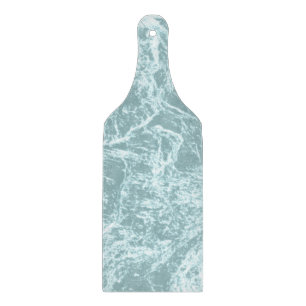 Pastel Light Turquoise Abstract Cutting Board