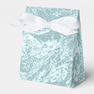 Pastel Light Turquoise Abstract Favor Box