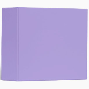 Pastel Lilac Grey Solid Colour   Classic Binder