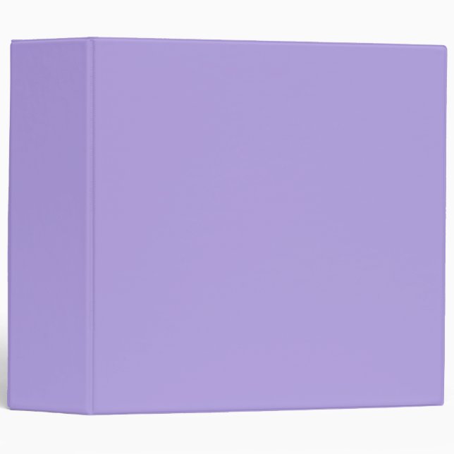 Pastel Lilac Grey Solid Colour | Classic Binder (Front/Spine)
