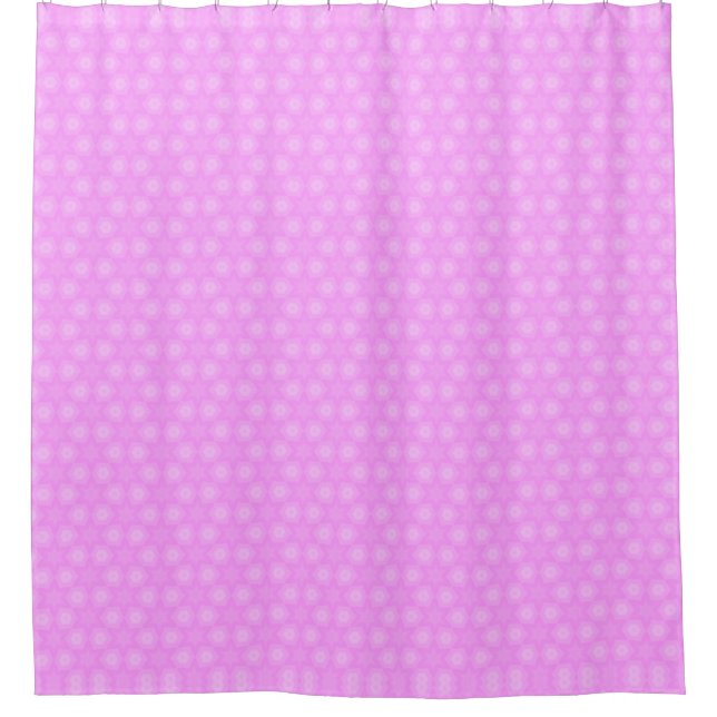 Pastel Lilac Purple White Star Repeating Pattern (Front)