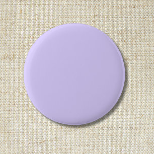 Pastel Lilac Solid Colour Classic Elegant 2 Inch Round Button