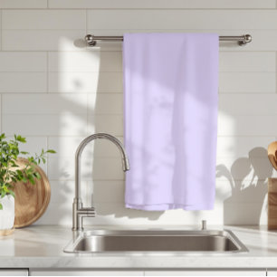Pastel Lilac Solid Colour   Classic   Elegant Kitchen Towel