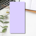Pastel Lilac Solid Colour | Classic | Elegant Magnetic Notepad<br><div class="desc">Pastel Lilac Solid Colour  | Classic Design | Elegant Product | Trendy Colour  | Stylish and Fashion | Minimalist</div>