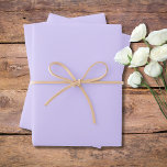 Pastel Lilac Solid Colour | Classic | Elegant Wrapping Paper Sheet<br><div class="desc">Pastel Lilac Solid Colour | Pastel Colours | Classic | Elegant | Trendy | Stylish | Professional Design</div>