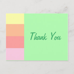 Pastel Lime Green Postcard