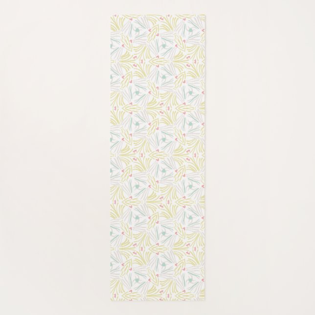 Pastel Lines Yoga mat- double sided Mat (Back)