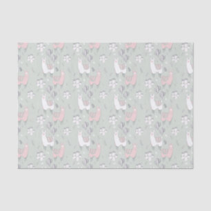Pastel Llama Pattern Tissue Paper