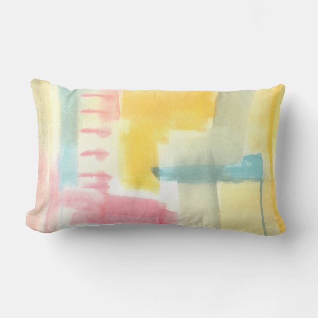 Pastel Luxe I Lumbar Pillow (Front)
