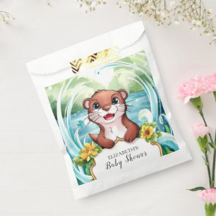 Pastel Magical Otter Baby Shower Favour Bag