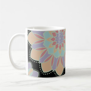 Pastel Mandala Flowers Mug