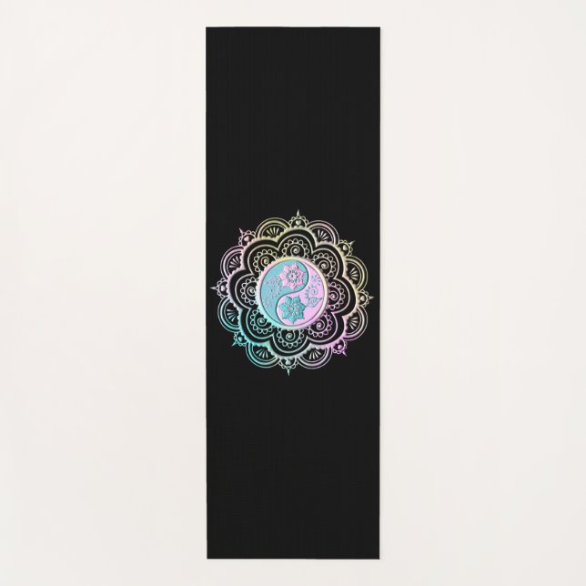 Pastel Mandala Yoga Mat (Front)