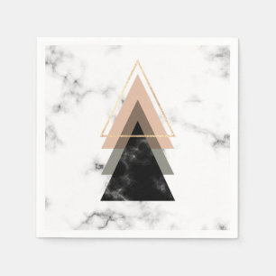 Pastel Marble Print Design Napkin