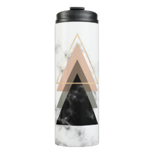 Pastel Marble Print Design Thermal Tumbler